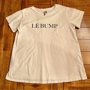 Size 6 ASOS ‘LE BUMP’ Maternity Pregnancy Tee Short Sleeve Shirt